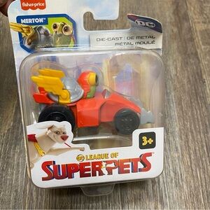 Fisher-Price Super-Pets Merton Die-Cast Car - Red and Yellow‎